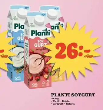 Planti soygurt