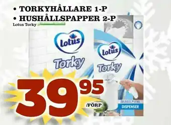 Nelins Torkyhållare 1-p • hushållspapper 2-p erbjuda