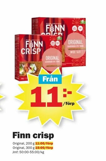 Pekås Finn crisp erbjuda