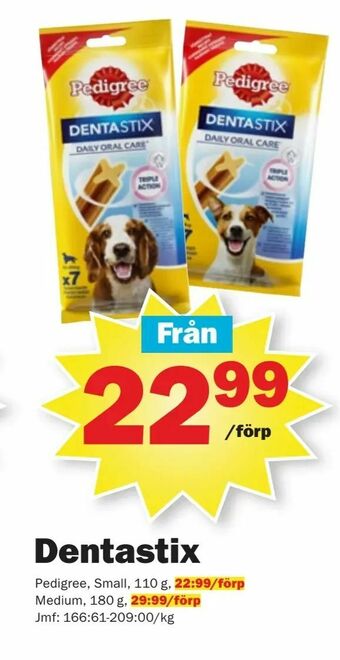 Pekås Dentastix erbjuda