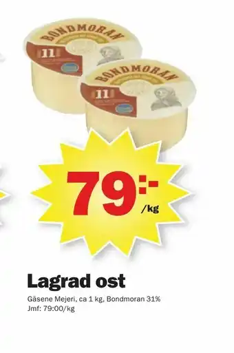 Pekås Lagrad ost erbjuda