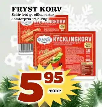 Prisma Mat Fryst korv erbjuda