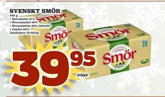 Prisma Mat Svenskt smör erbjuda
