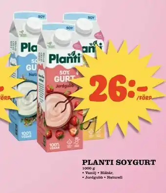 Planti soygurt