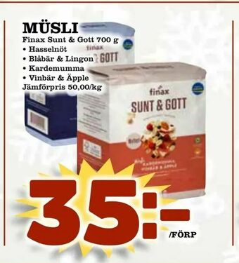 Prisma Mat Müsli erbjuda