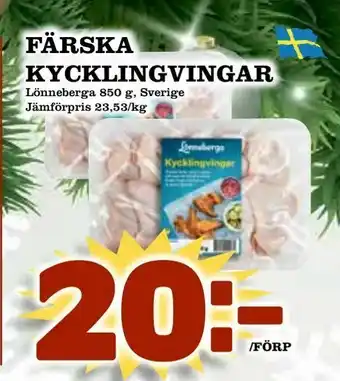 Prisma Mat Färska kycklingvingar erbjuda