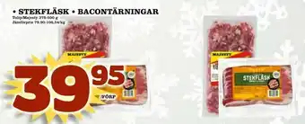 Prisma Mat Stekfläsk • bacontärningar erbjuda