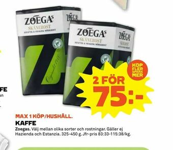Stora Coop Kaffe erbjuda