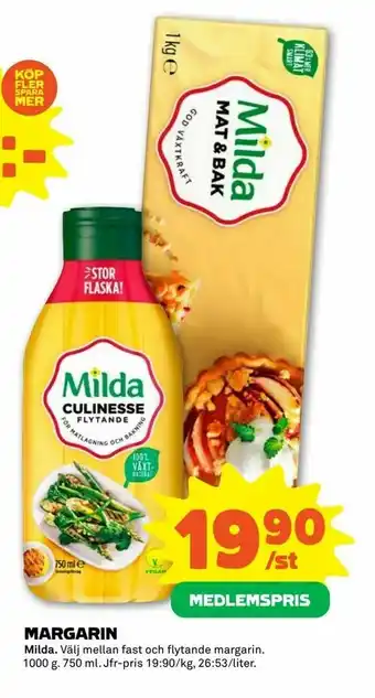 Stora Coop Margarin erbjuda