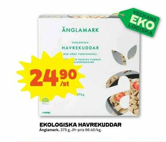 Ekologiska havrekuddar