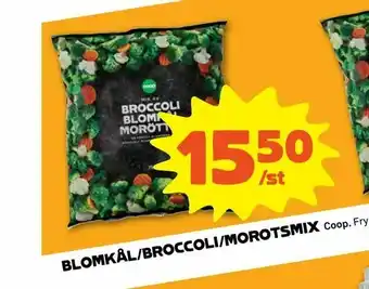 Stora Coop Blomkål/broccoli/morotsmix erbjuda
