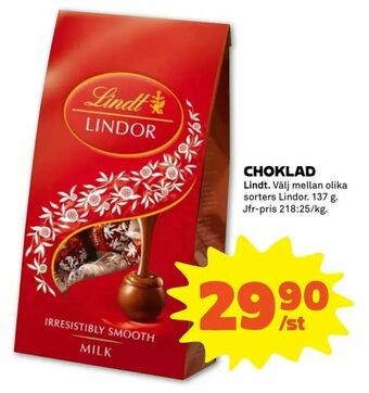 Stora Coop Choklad erbjuda