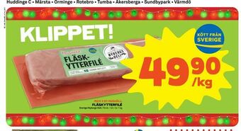 Stora Coop Fläskytterfilé erbjuda