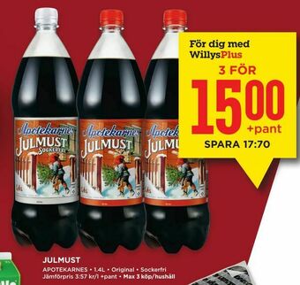Willys JULMUST erbjuda