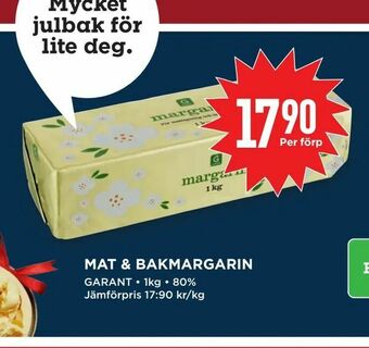 Willys Mat & bakmargarin erbjuda