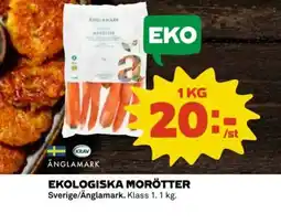 Coop Ekologiska morötter erbjuda