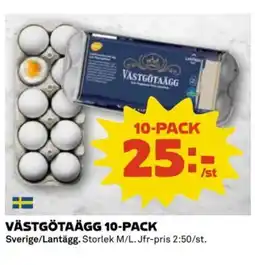 Coop Västgötaägg 10-pack erbjuda