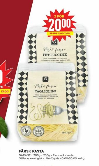 Willys Hemma Färsk pasta erbjuda