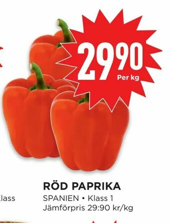 Willys Hemma Röd paprika erbjuda