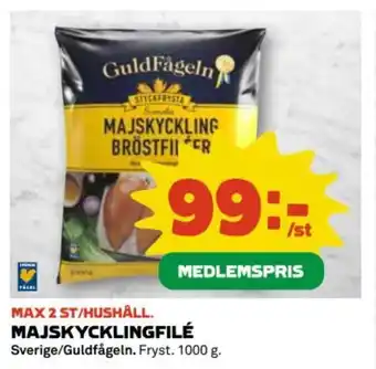 Coop Majskycklingfilé erbjuda