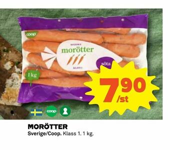 Coop Morötter erbjuda