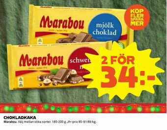 Coop Chokladkaka erbjuda