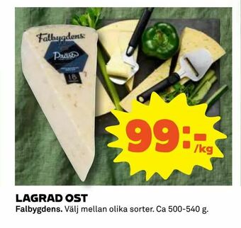 Coop Konsum Lagrad ost erbjuda