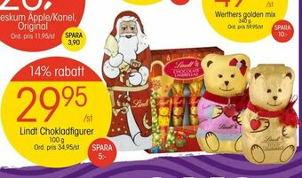 EKO Lindt Chokladfigurer erbjuda