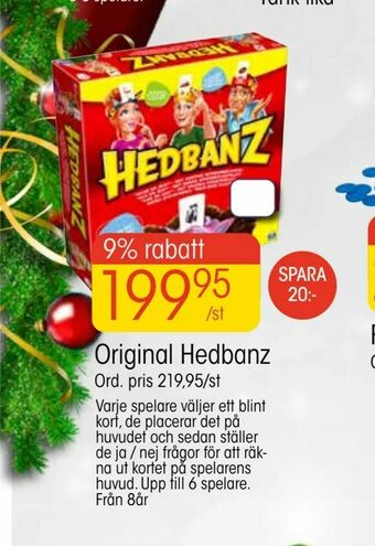 EKO Original Hedbanz erbjuda