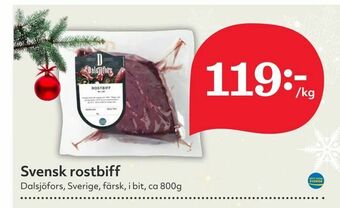 Hemköp Svensk rostbiff erbjuda