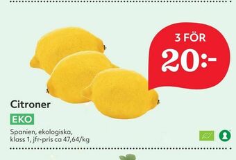 Hemköp Citroner erbjuda
