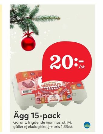 Hemköp Ägg 15-pack erbjuda