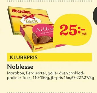 Hemköp Noblesse erbjuda