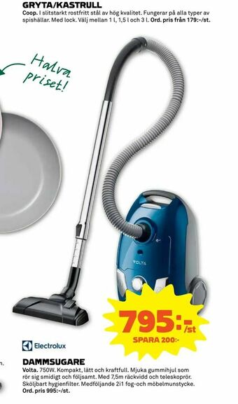 Stora Coop Dammsugare erbjuda