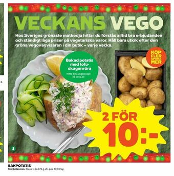Coop Extra Bakpotatis erbjuda