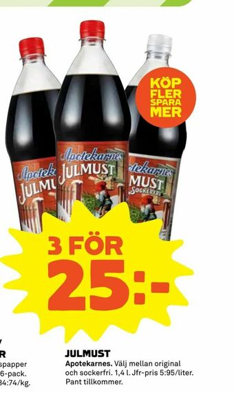 Coop Julmust erbjuda