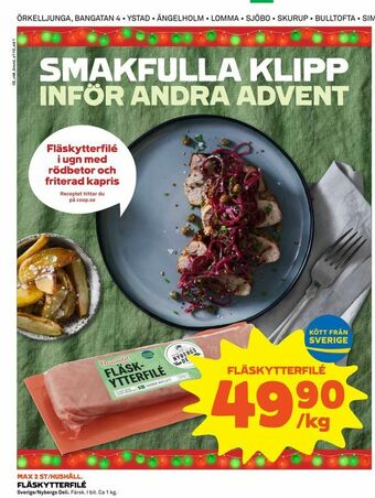 Coop Extra Fläskytterfilé erbjuda
