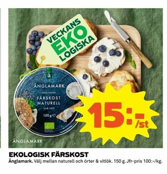 Coop Extra Ekologisk färskost erbjuda