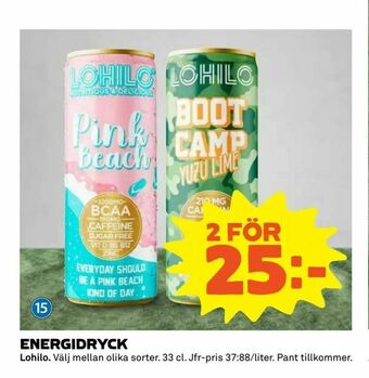 Coop Extra Energidryck erbjuda