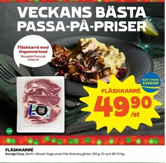 Coop Konsum Fläskkarré erbjuda