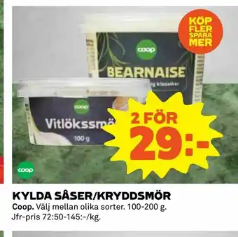 Coop Konsum Kylda såser/kryddsmör erbjuda