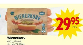 Matöppet Wienerkorv erbjuda