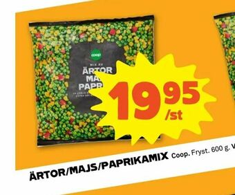 Stora Coop Ärtor/majs/paprikamix erbjuda