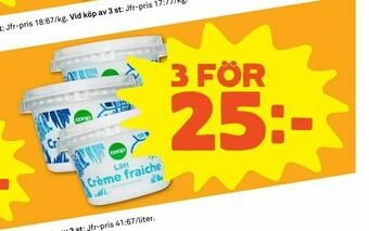 Stora Coop Crème fraiche erbjuda
