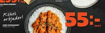 Stora Coop Korv stroganoff erbjuda