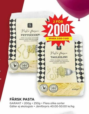 Willys Hemma Färsk pasta erbjuda