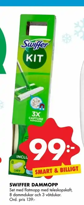 ÖoB Swiffer dammopp erbjuda