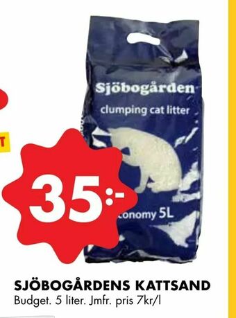 ÖoB Sjöbogårdens kattsand erbjuda