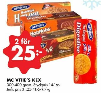 ÖoB Mc vitie's kex erbjuda