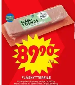 FLÄSKYTTERFILÉ